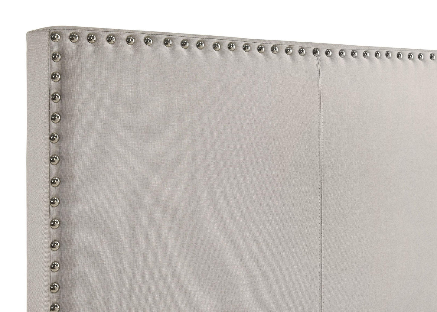 Boyd Upholstered Twin Panel Bed Ivory