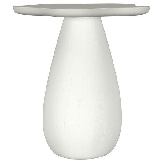 Perth 20-inch Side Table with Cloud-Shaped Top Off White