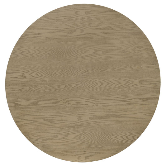 Hamlyn 43-inch Round Wood Dining Room Table Natural Oak