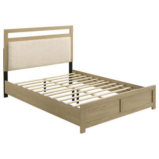 Hendricks 4-piece Queen Bedroom Set Light Oak