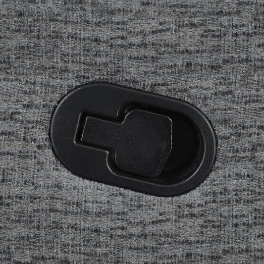 Bahrain Upholstered RAF Recliner Charcoal