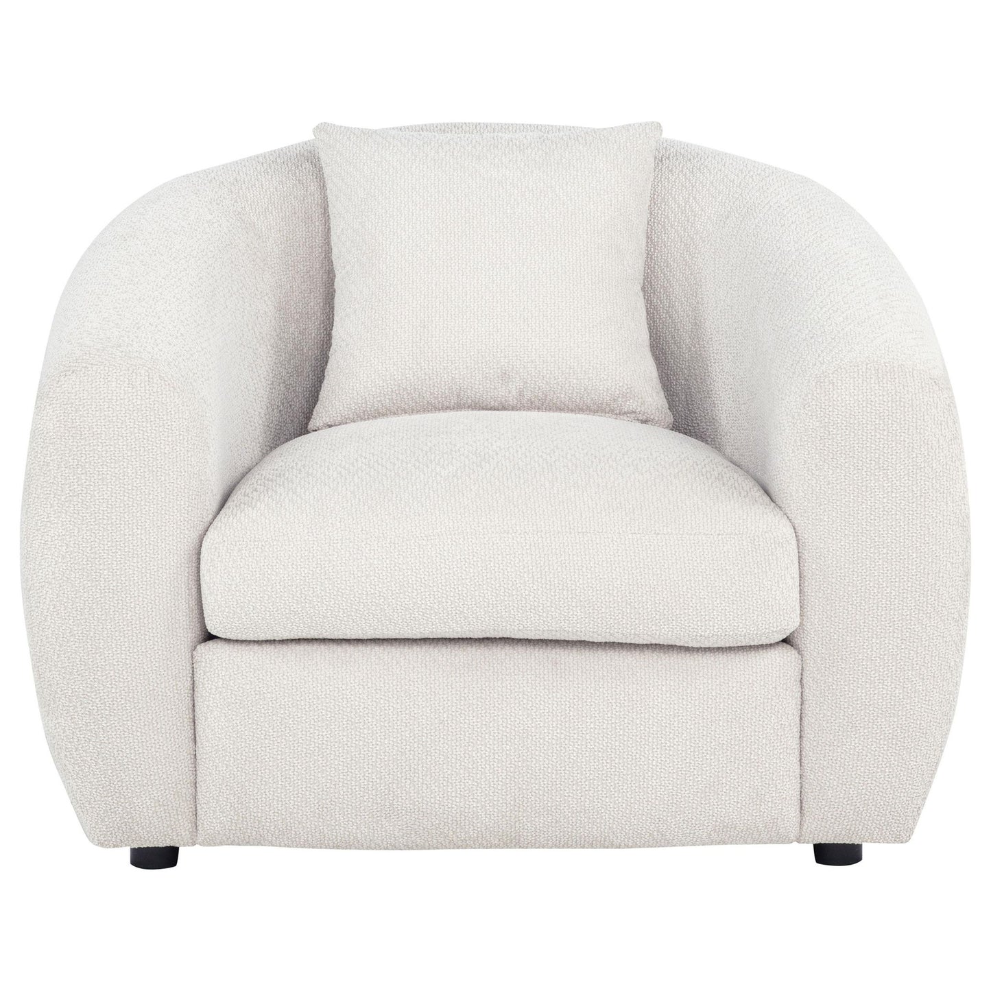 Isabella Fabric Upholstered Accent Chair Sand