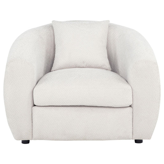 Isabella Fabric Upholstered Accent Chair Sand