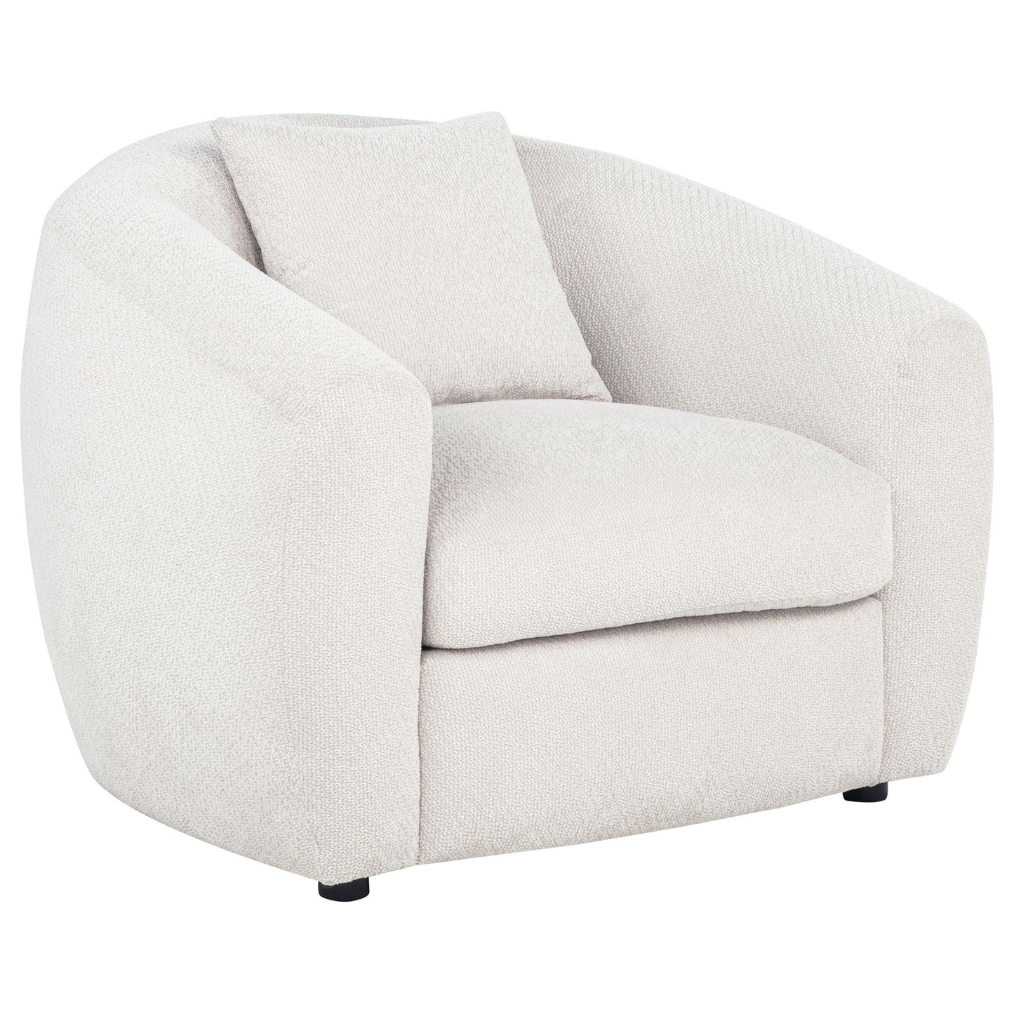 Isabella Fabric Upholstered Accent Chair Sand