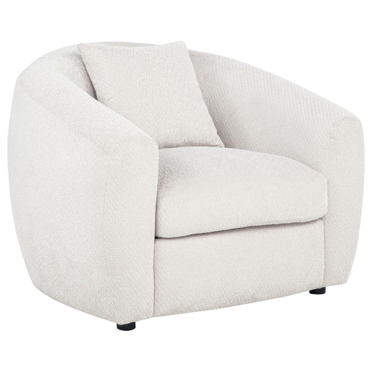 Isabella Fabric Upholstered Accent Chair Sand