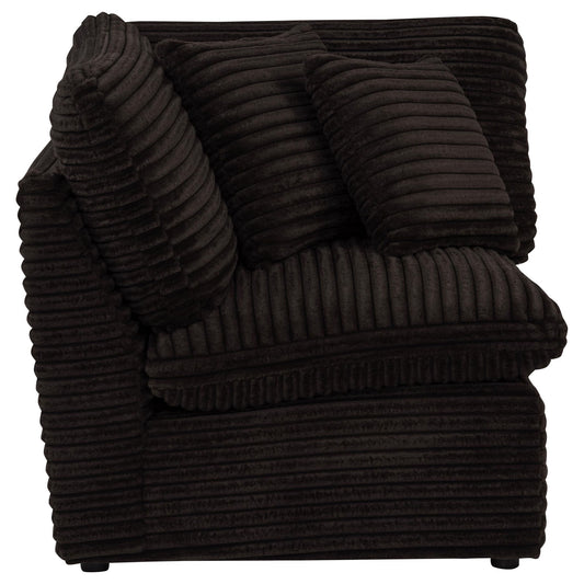 Collins Modular Corner Chair Chocolate Brown