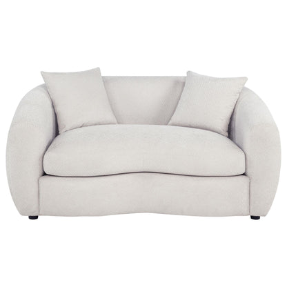 Isabella Fabric Upholstered Loveseat Sand