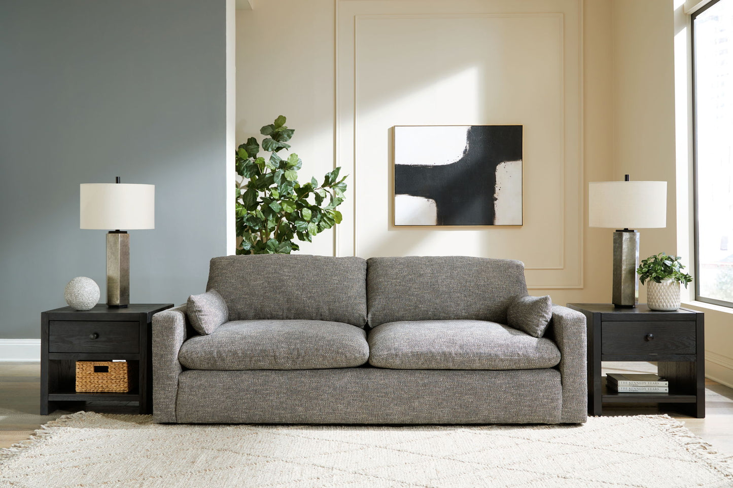 Dramatic - Sofa - Granite