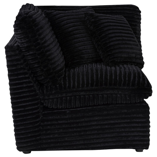 Collins Modular Corner Chair Black