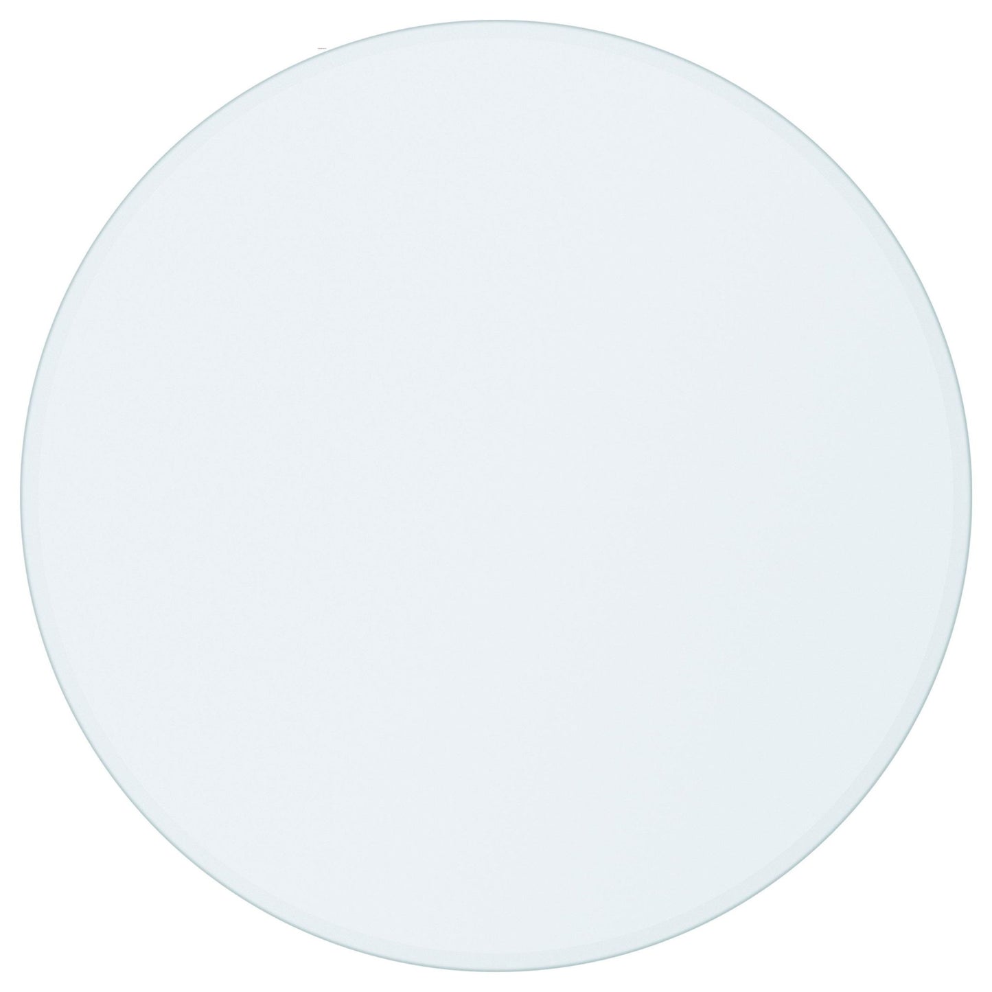 Glass Tops 48-inch 6mm Round Clear Tempered Glass Top