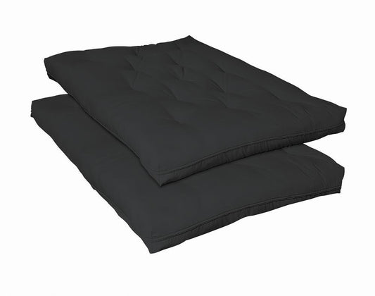 Futon Mattress 9-inch Premium Innerspring Futon Pad Black