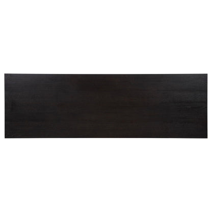 Harkes 75-inch 3-drawer Computer Desk with Adjustable Shelf Coffee Bean