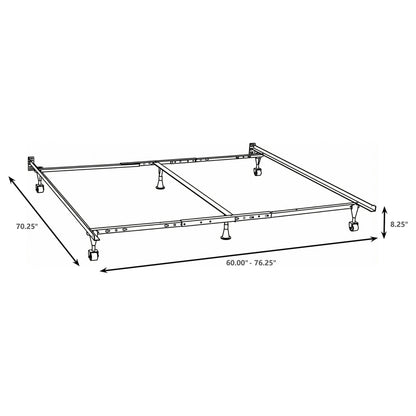 Kerns Queen or Eastern King or Cal King Bed Frame Black