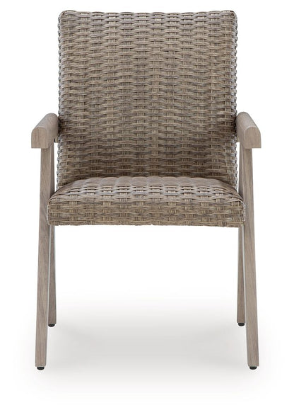 Cliff Trails - Arm Chair (Set of 2) - Beige