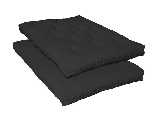 Futon Mattress 9-inch Premium Innerspring Futon Pad Black