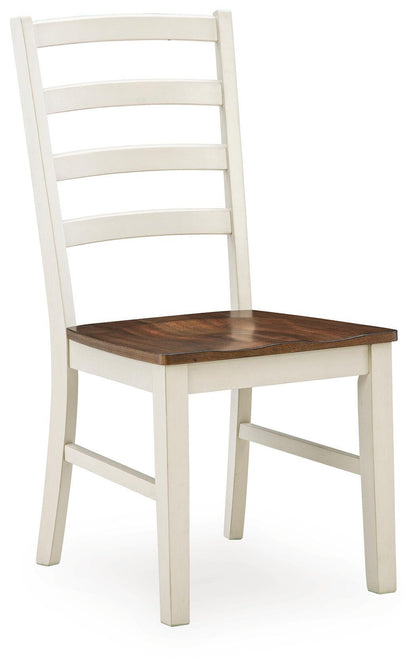 Brinfern - Dining Room Side Chair (Set of 2) - Brown / Antique White
