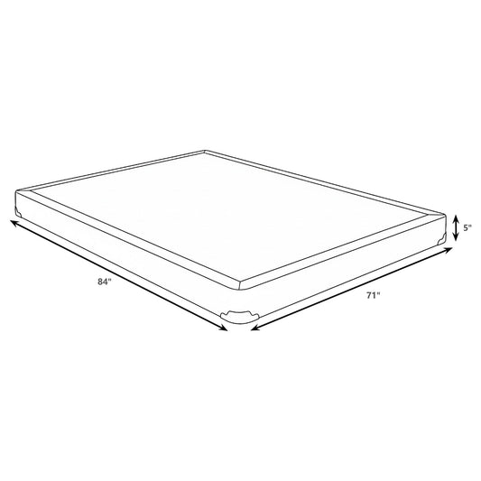 Mercer 5-inch Split California King Low Profile Foundation