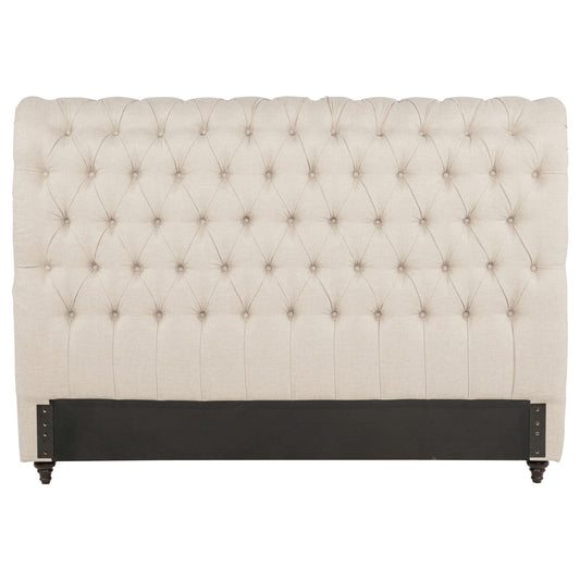Devon 57-inch Upholstered Full Headboard Beige