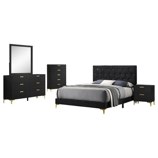 Kendall 5-piece California King Bedroom Set Black
