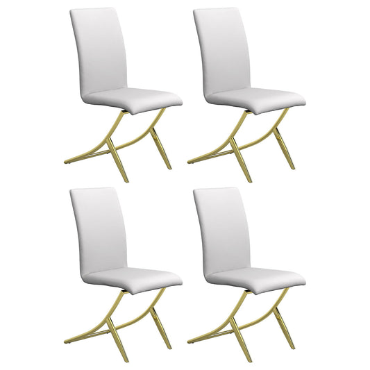 Carmelia Upholstered Dining Side Chair White (Set of 4)