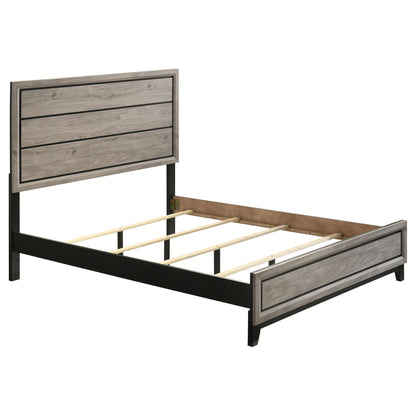 Watson Wood Queen Panel Bed Light Taupe