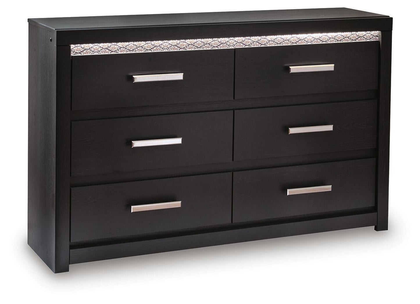 Shoralli - Six Drawer Dresser - Black